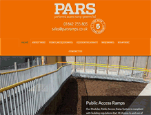 Tablet Screenshot of parsramps.co.uk